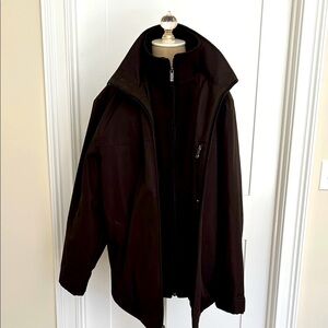 NWOT Weatherproof Men's Dark Brown Performance Jacket